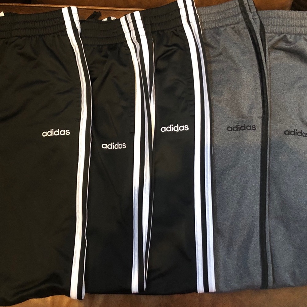 Adidas Joggers—5 pairs—L (14/16)